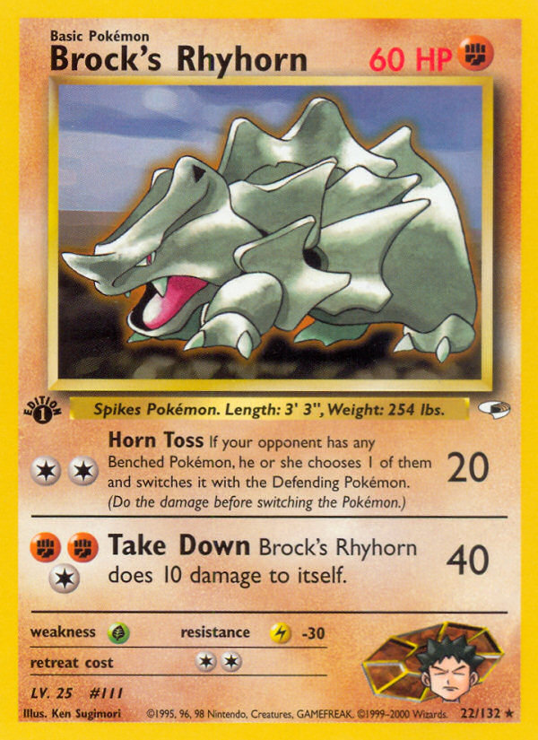 Brock's Rhyhorn 1st ed. 22/132