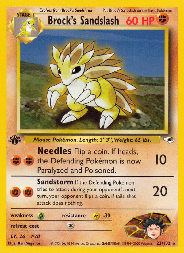 Brock's Sandslash 1st ed. 23/132