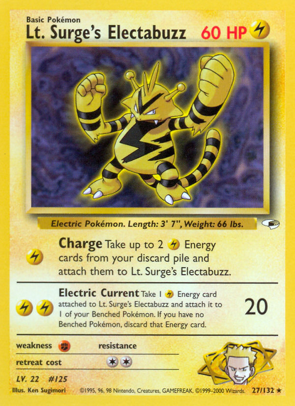 Lt. Surge's Electabuzz 27/132