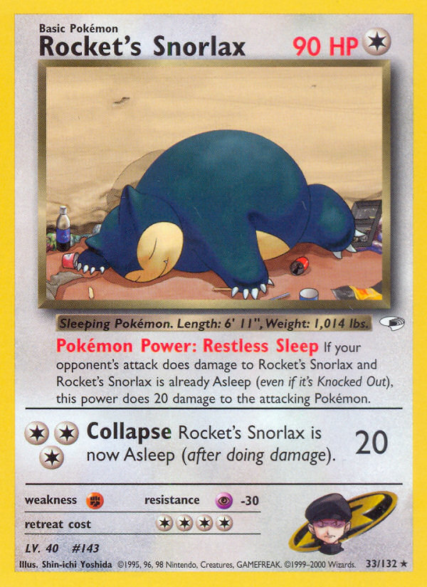 Rocket's Snorlax 33/132