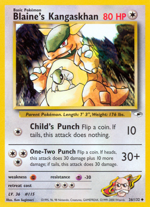 Blaine's Kangaskhan 36/132