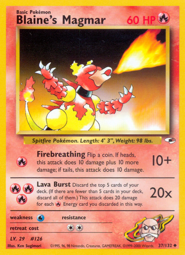 Blaine's Magmar 37/132