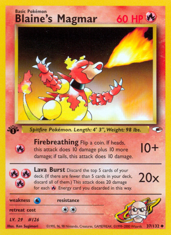 Blaine's Magmar 1st ed. 37/132