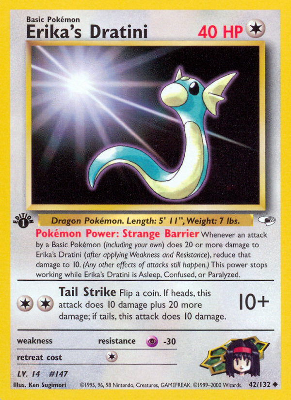 Erika's Dratini 1st ed. 42/132