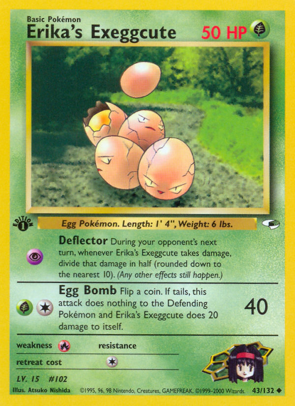 Erika's Exeggcute 1st ed. 43/132