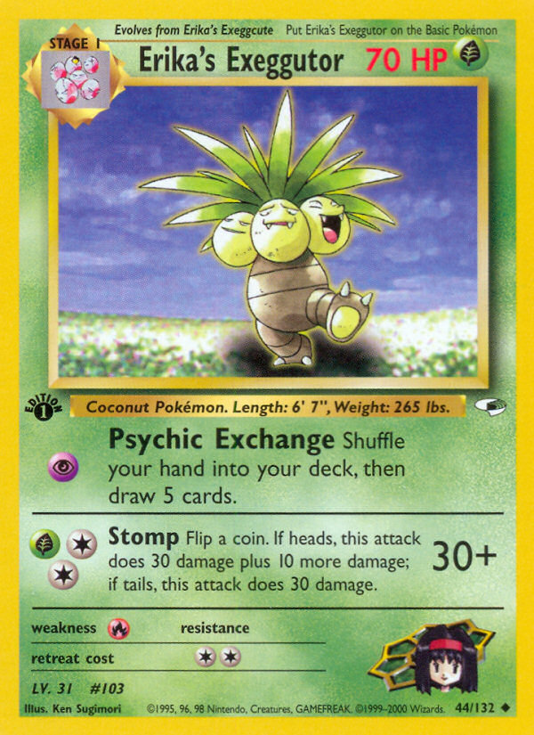 Erika's Exeggutor 1st ed. 44/132