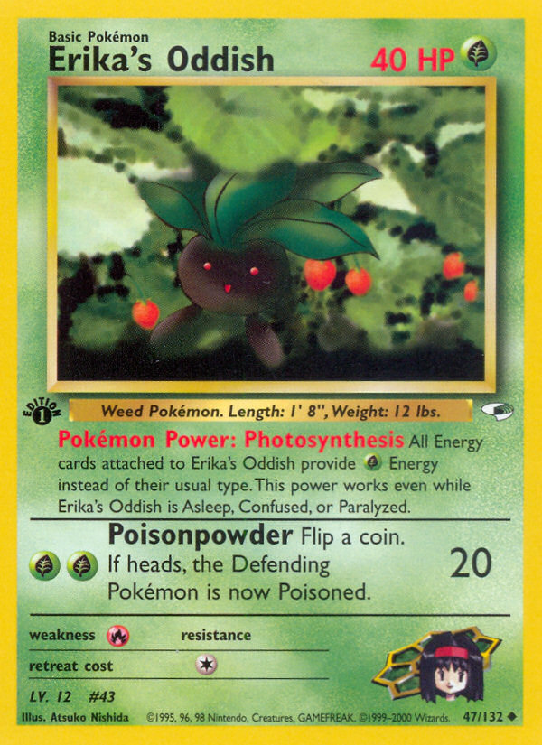 Erika's Oddish 1st ed. 47/132
