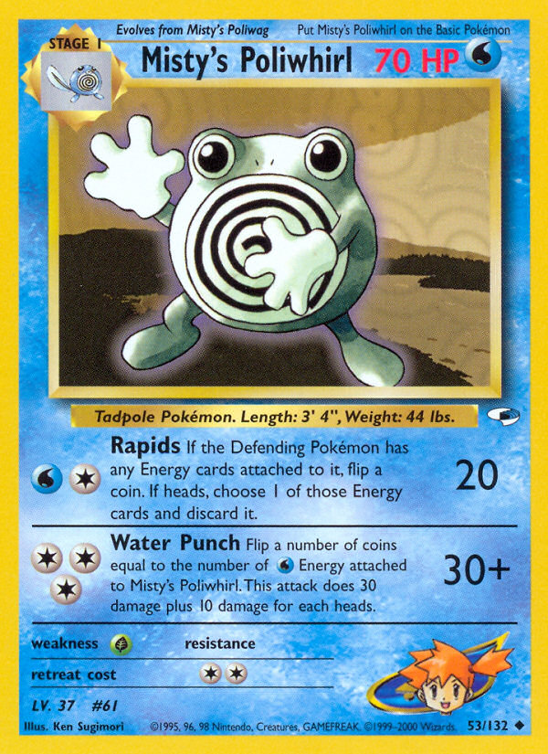 Misty's Poliwhirl 53/132
