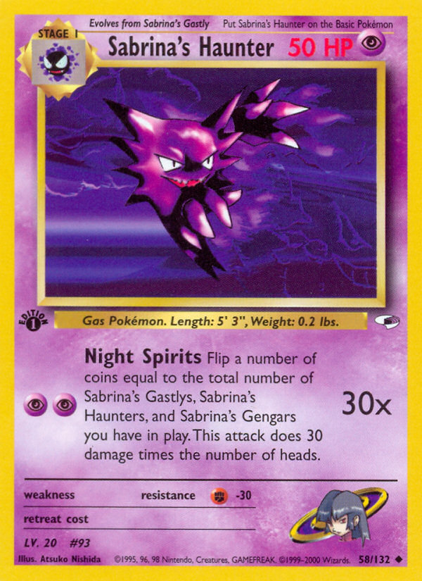 Sabrina's Haunter 1st ed. 58/132
