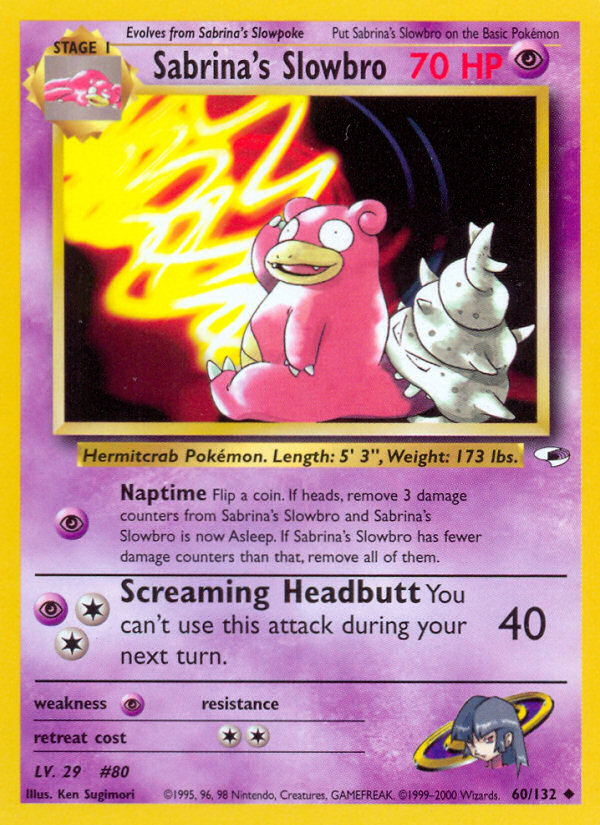 Sabrina's Slowbro 60/132