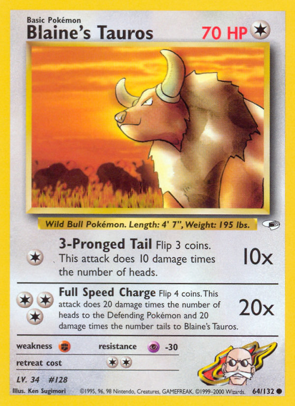 Blaine's Tauros 64/132