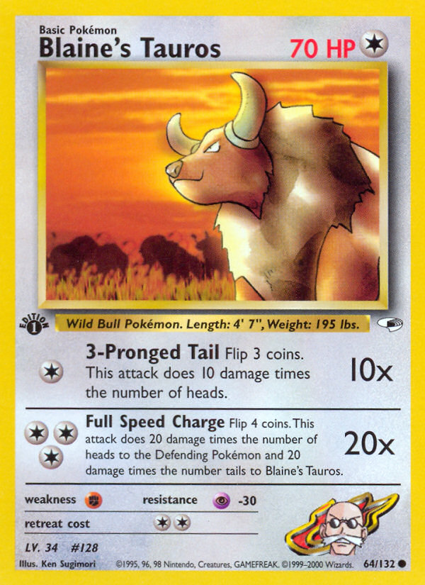 Blaine's Tauros 1st ed. 64/132