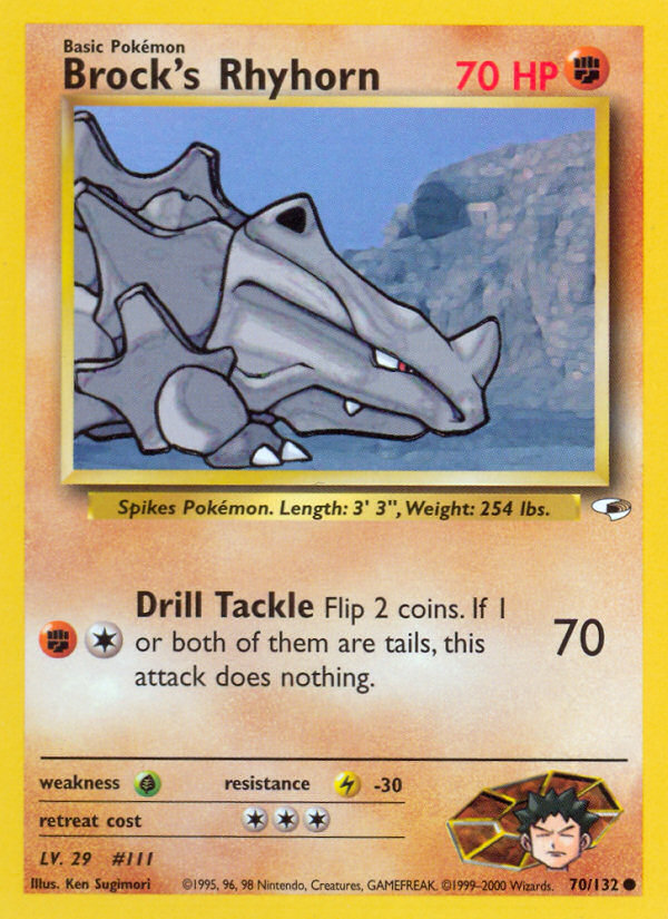 Brock's Rhyhorn 70/132