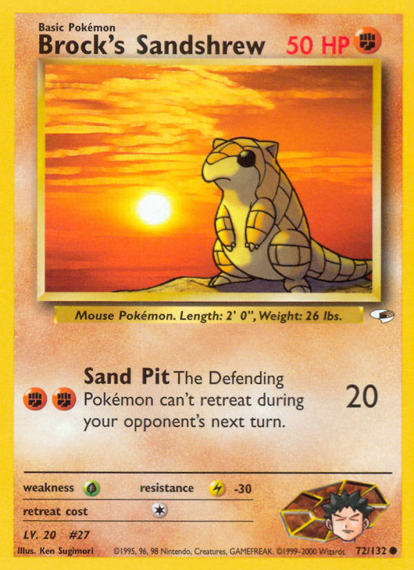 Brock's Sandshrew 72/132