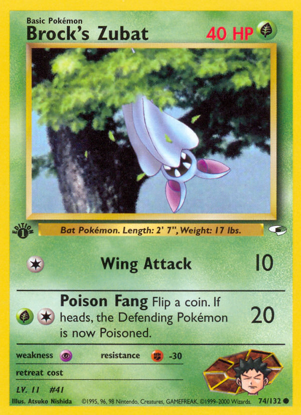 Brock's Zubat 1st ed. 74/132