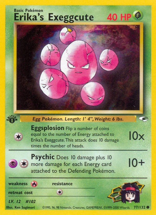Erika's Exeggcute 1st ed. 77/132