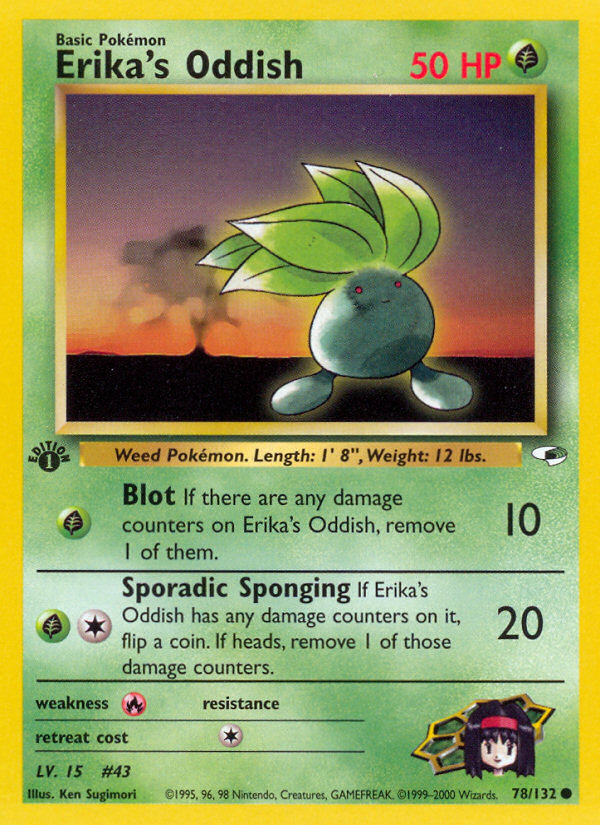 Erika's Oddish 1st ed. 78/132