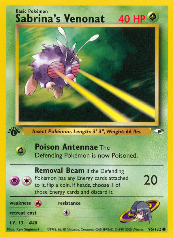 Sabrina's Venonat 1st ed. 96/132