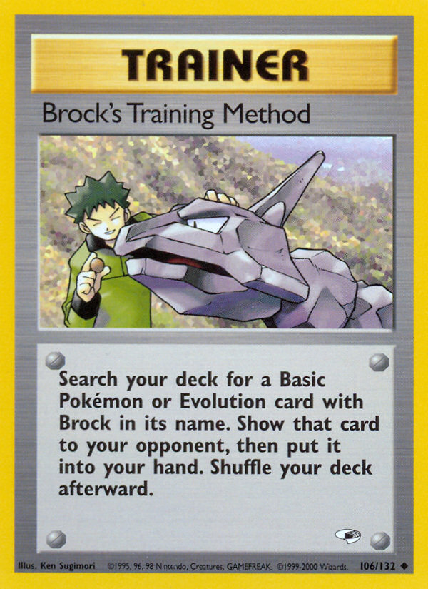 Brock's Training Method 106/132