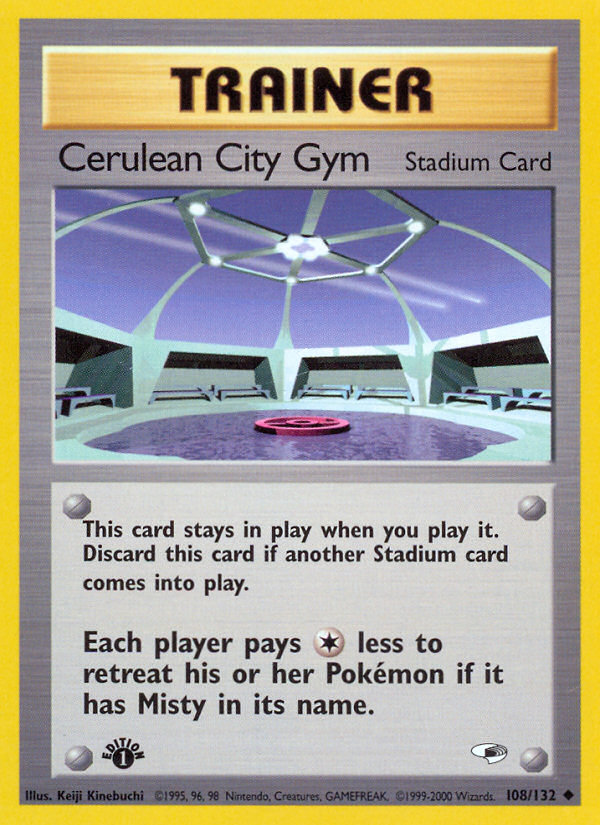 Cerulean City Gym 1st ed. 108/132