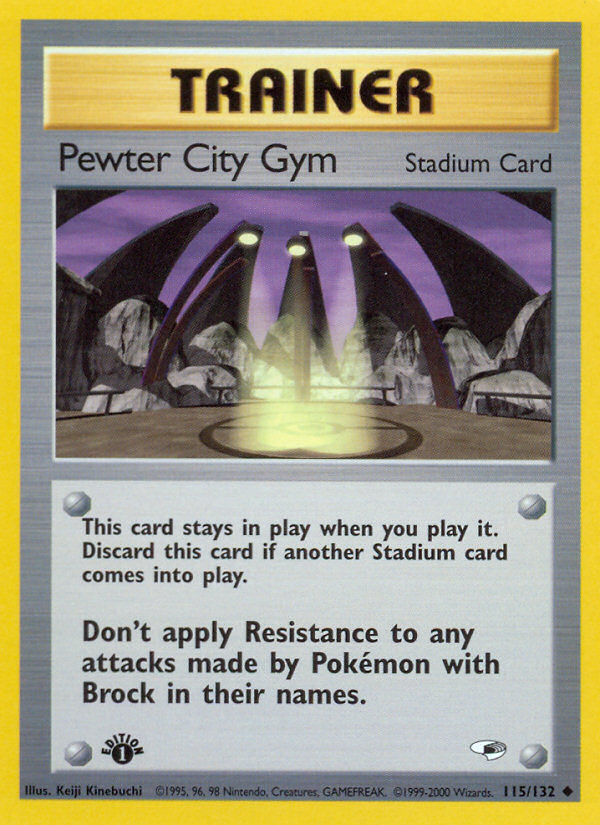 Pewter City Gym 1st ed. 115/132