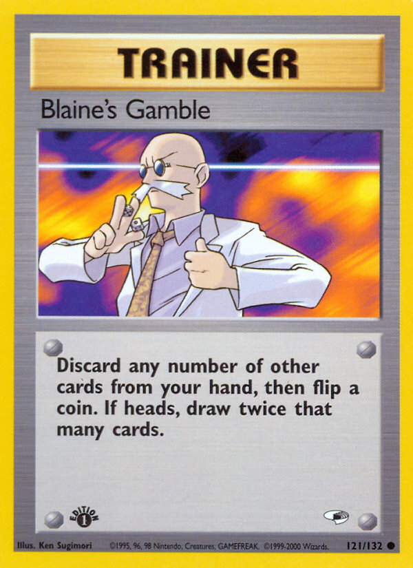 Blaine's Gamble 1st ed. 121/132