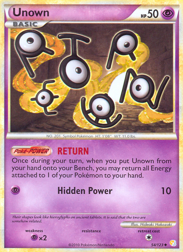 Unown 54/123