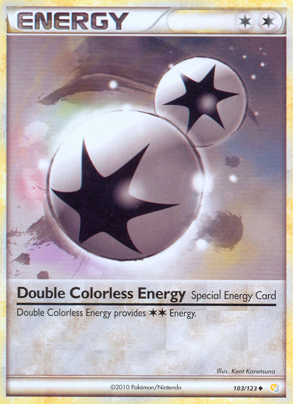 Double Colorless Energy 103/123 Reverse holo