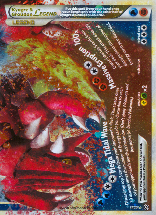 Kyogre & Groudon LEGEND 88/90
