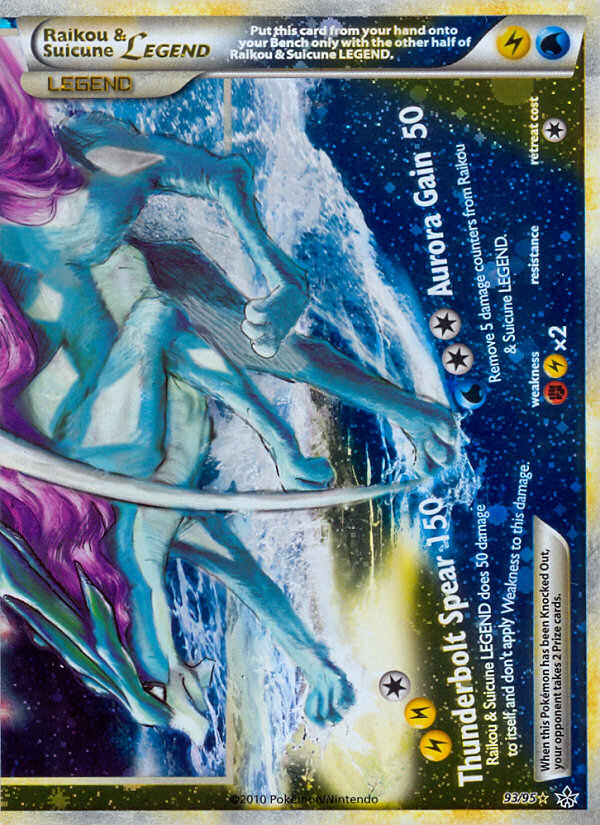 Raikou & Suicune LEGEND 93/95
