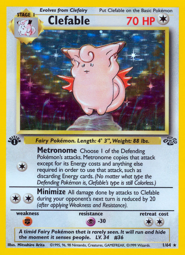 Clefable 1st ed. 1/64