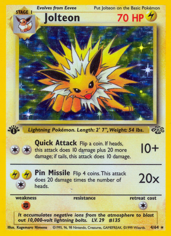Jolteon 1st ed. 4/64
