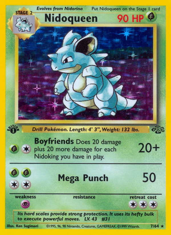 Nidoqueen 1st ed. 7/64