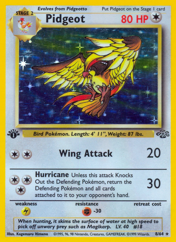Pidgeot 1st ed. 8/64