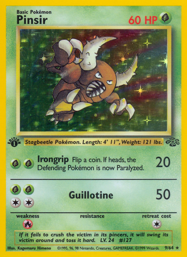 Pinsir 1st ed. 9/64