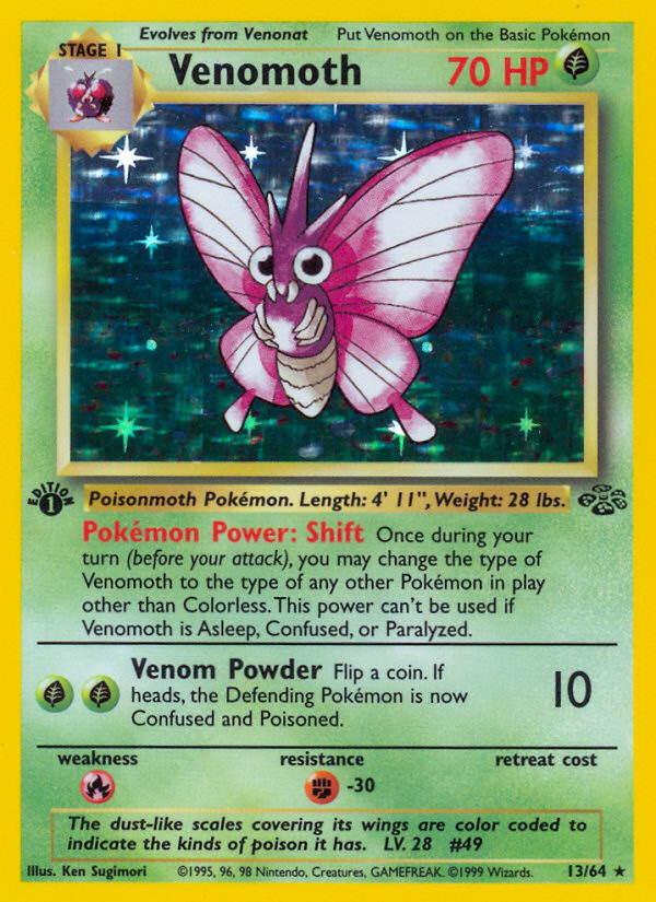 Venomoth 1st ed. 13/64