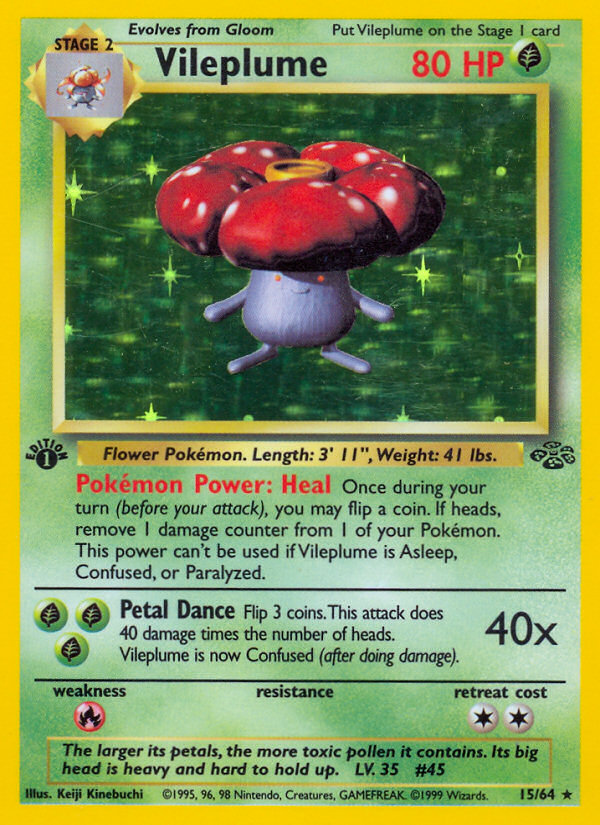 Vileplume 1st ed. 15/64