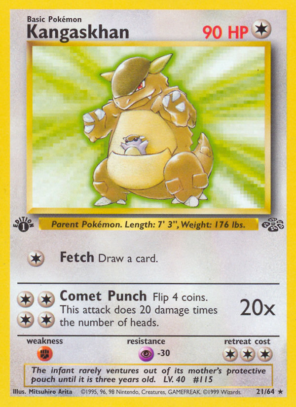Kangaskhan 1st ed. 21/64