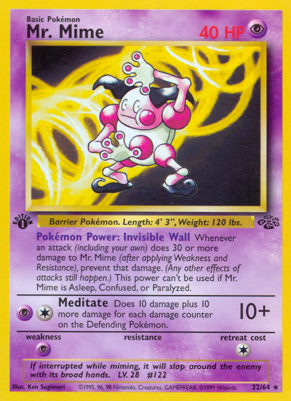 Mr. Mime 1st ed. 22/64