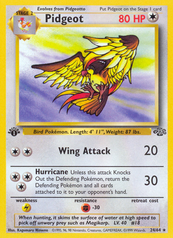 Pidgeot 1st ed. 24/64