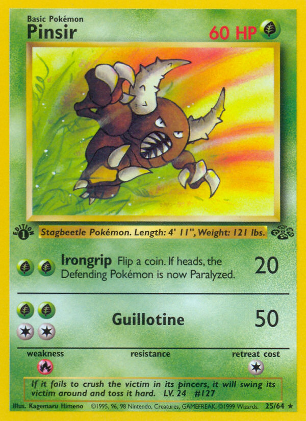 Pinsir 1st ed. 25/64