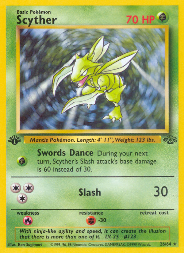 Scyther 1st ed. 26/64
