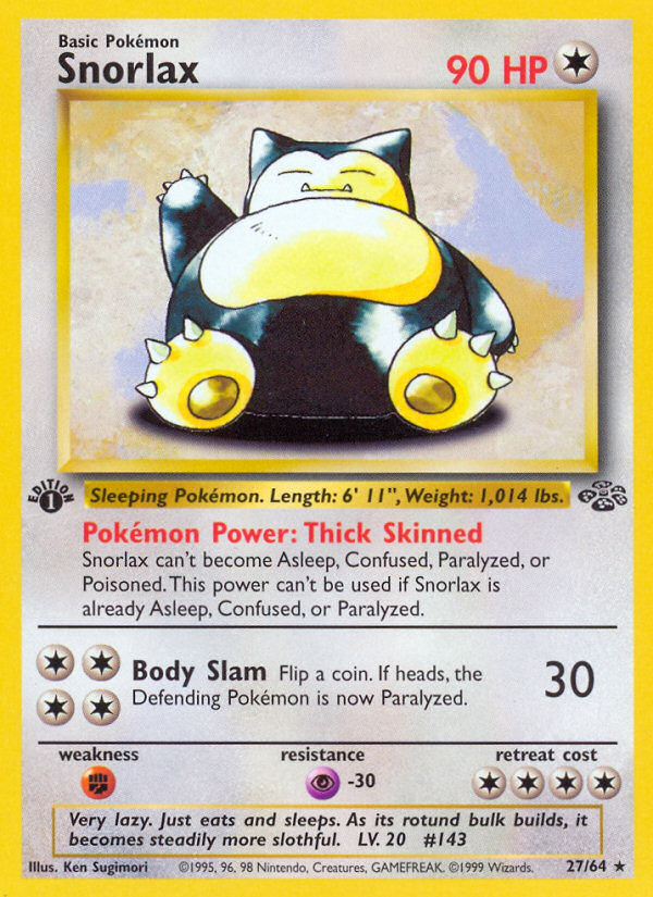 Snorlax 1st ed. 27/64