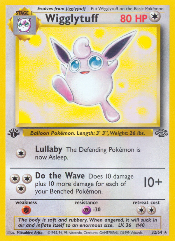 Wigglytuff 1st ed. 32/64