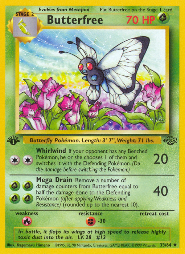 Butterfree 1st ed. 33/64