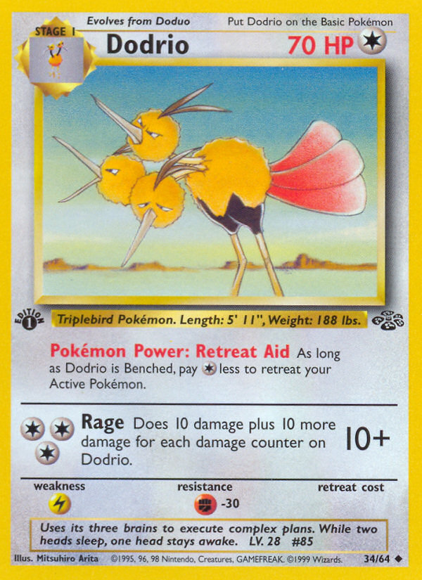 Dodrio 1st ed. 34/64