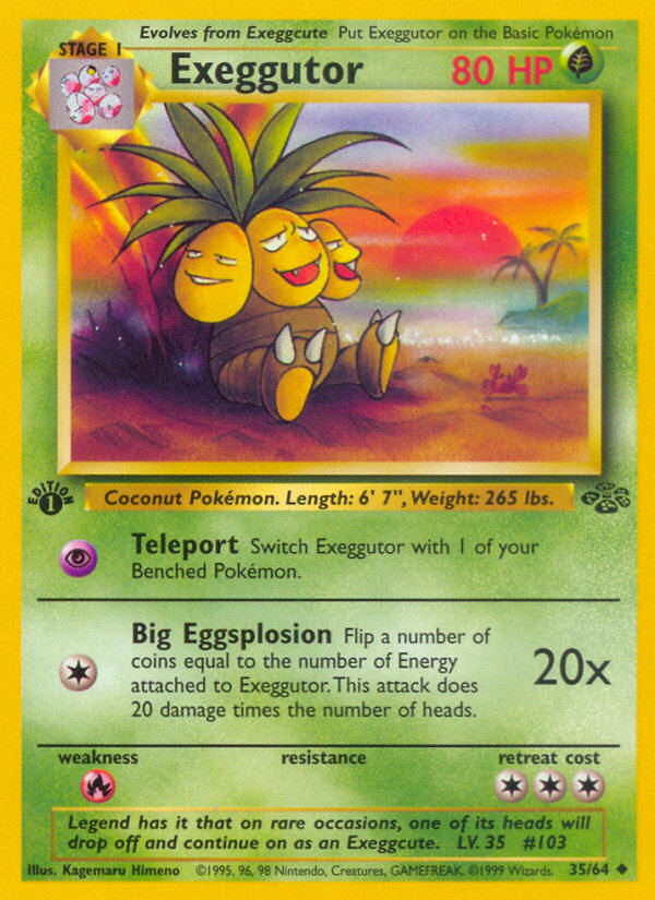 Exeggutor 1st ed. 35/64