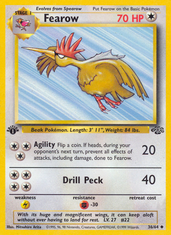 Fearow 1st ed. 36/64