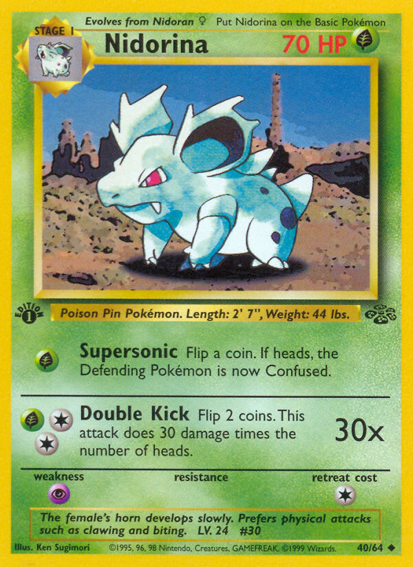 Nidorina 1st ed. 40/64