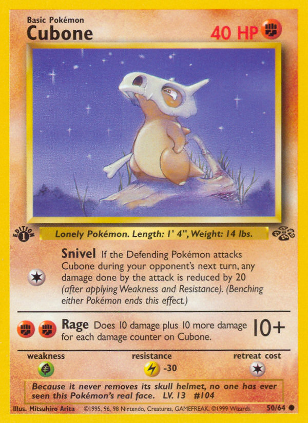 Cubone 1st ed. 50/64